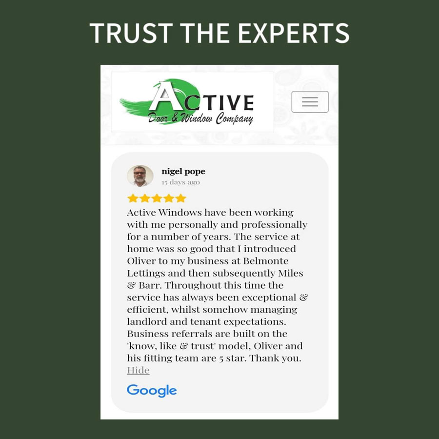Trust the Experts